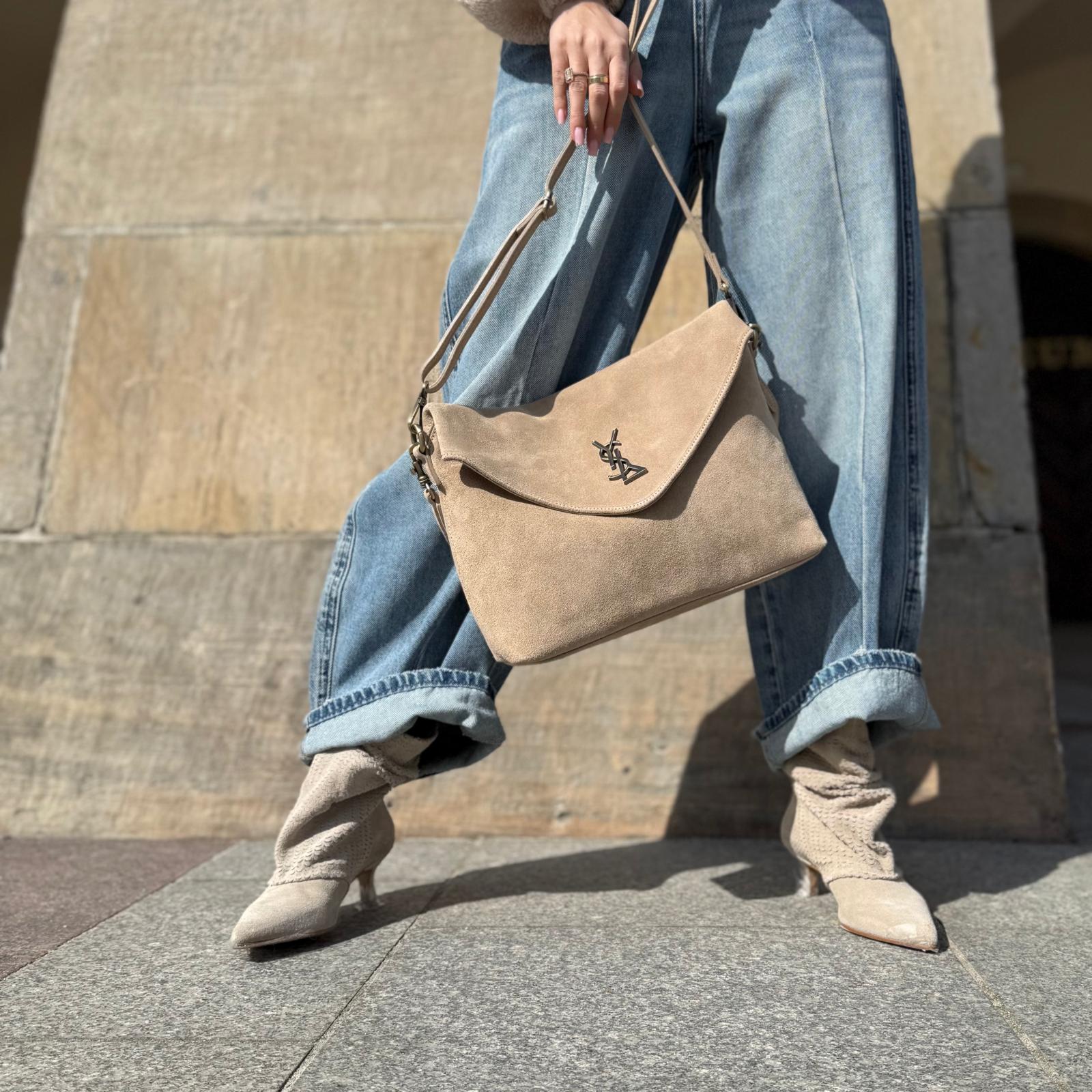 Torebka zamszowa