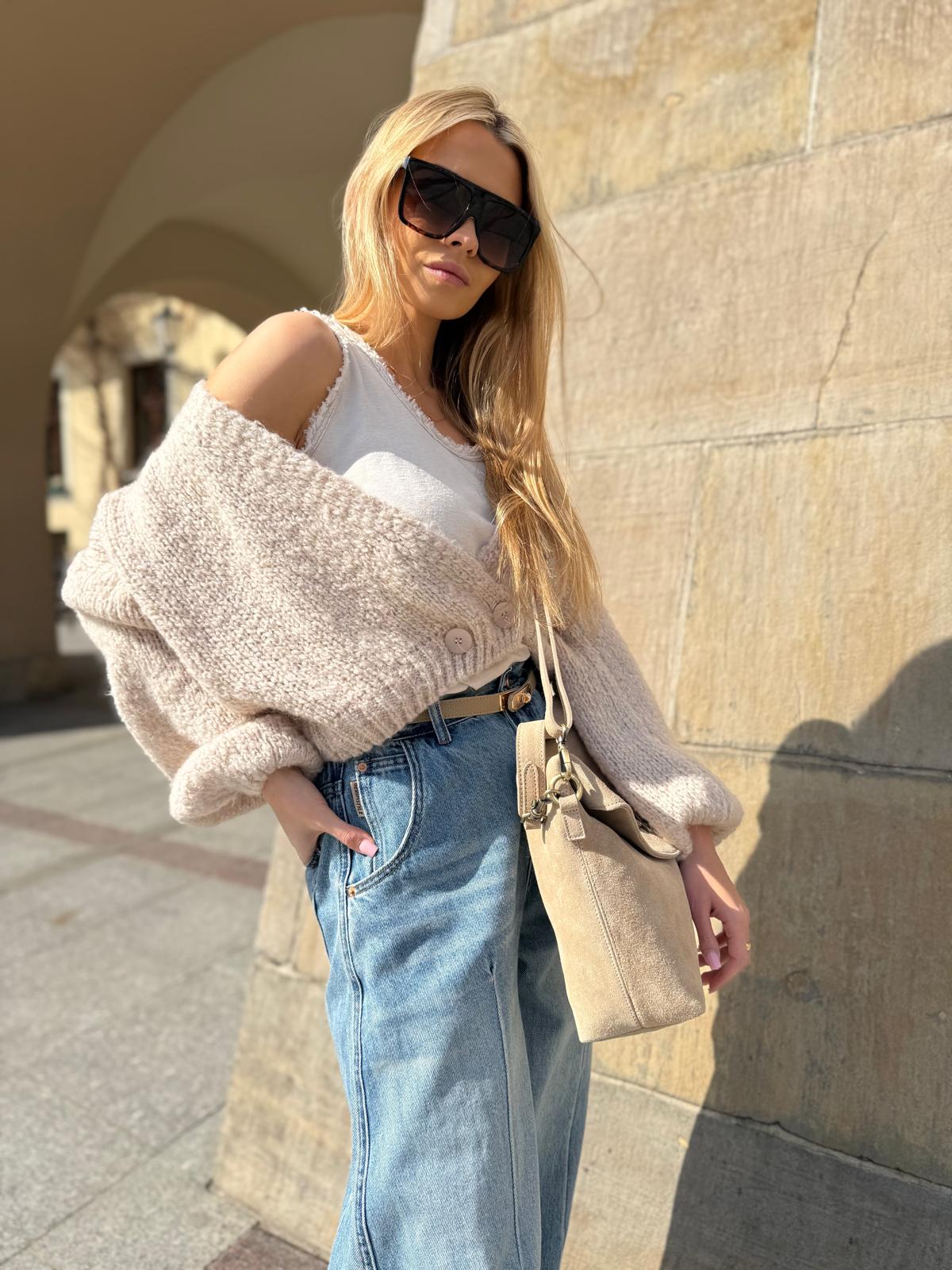 Sweter rozpinany CARINI