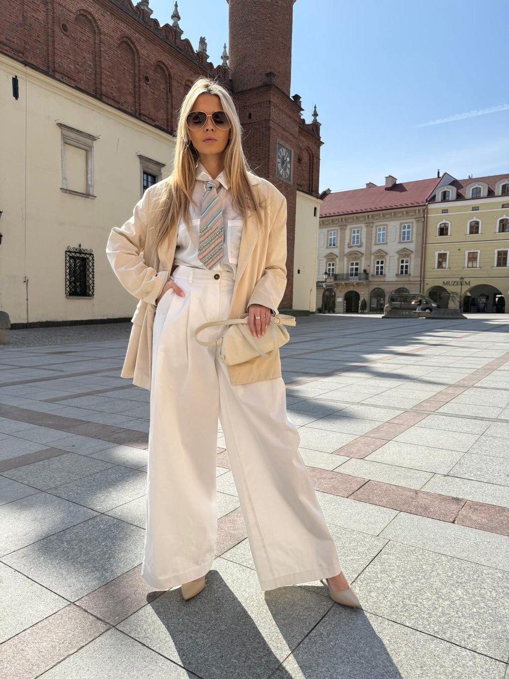 Marynarka oversize eco zamsz