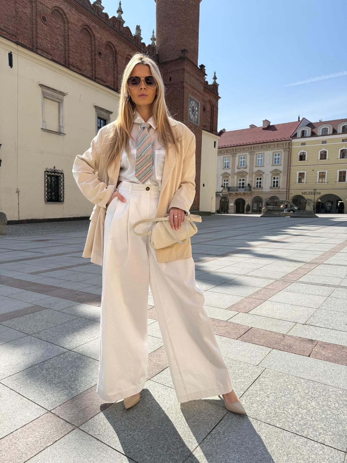 Marynarka oversize eco zamsz