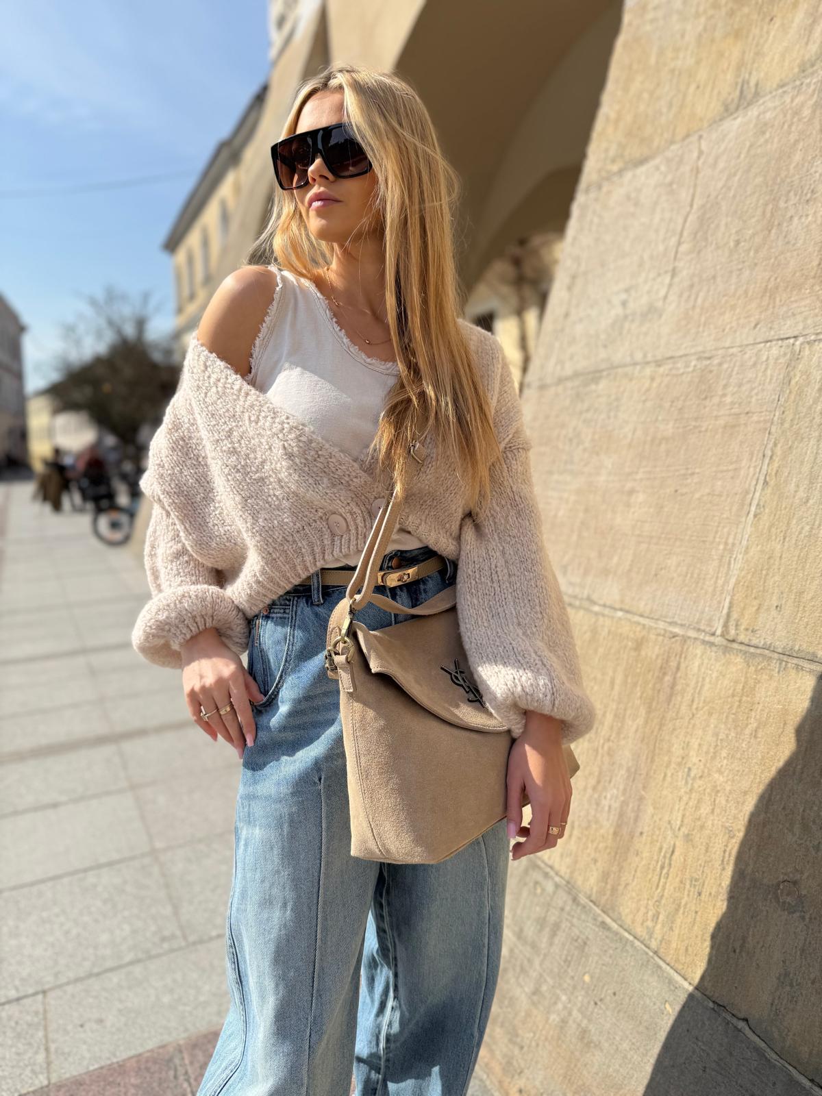 Sweter rozpinany CARINI